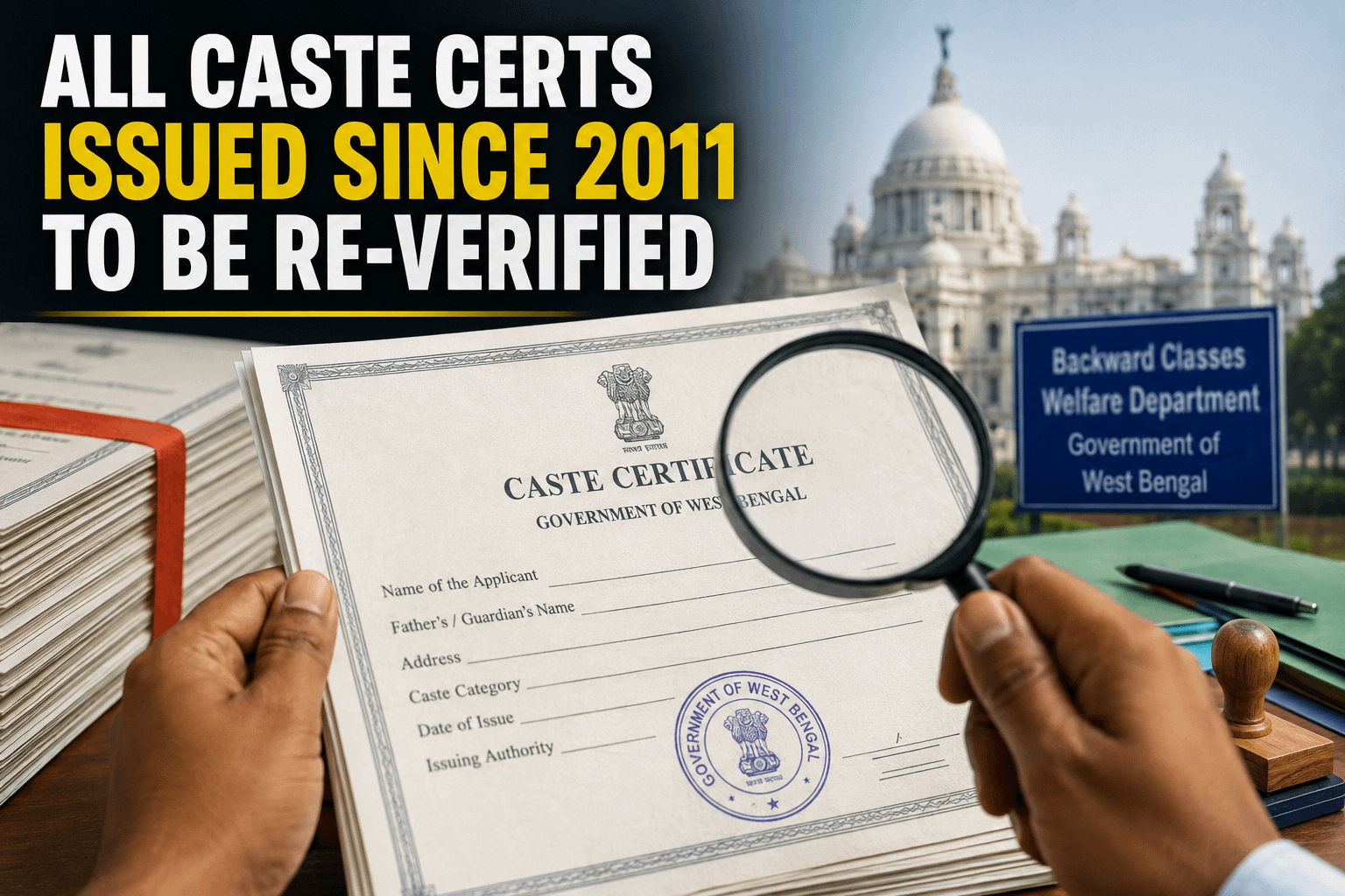 caste certificate