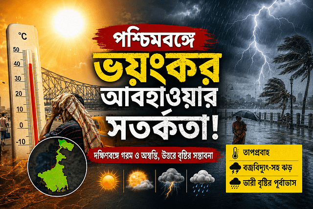 banda india heatwave 48c পশ্চিমবঙ্গে ভয়ংকর আবহাওয়ার সতর্কতা! তাপপ্রবাহ, বজ্রঝড় ও ভারী বৃষ্টির ডাবল আঘাতে আতঙ্ক