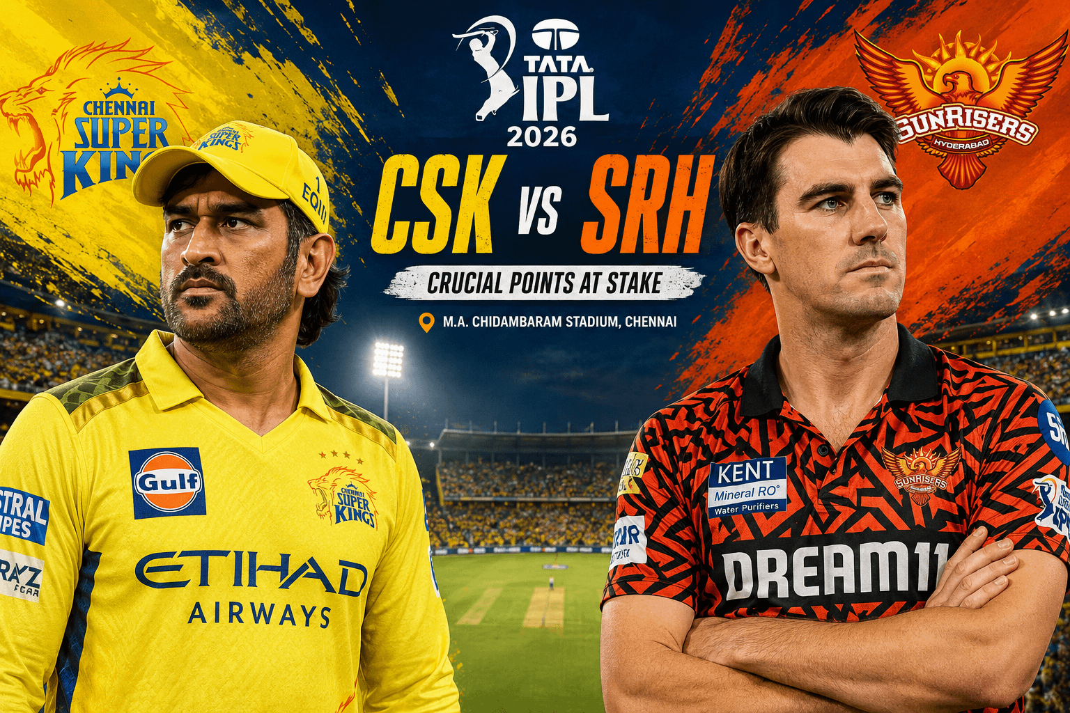 chennai super kings vs sunrisers hyderabad match scorecard